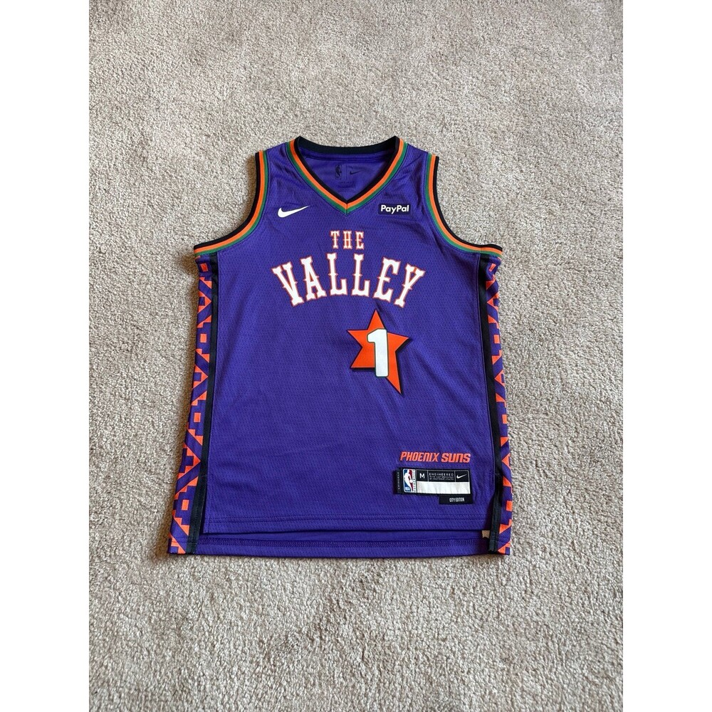 Devin Booker Phoenix Suns City Edition Nike Youth NBA Jersey Size Medium